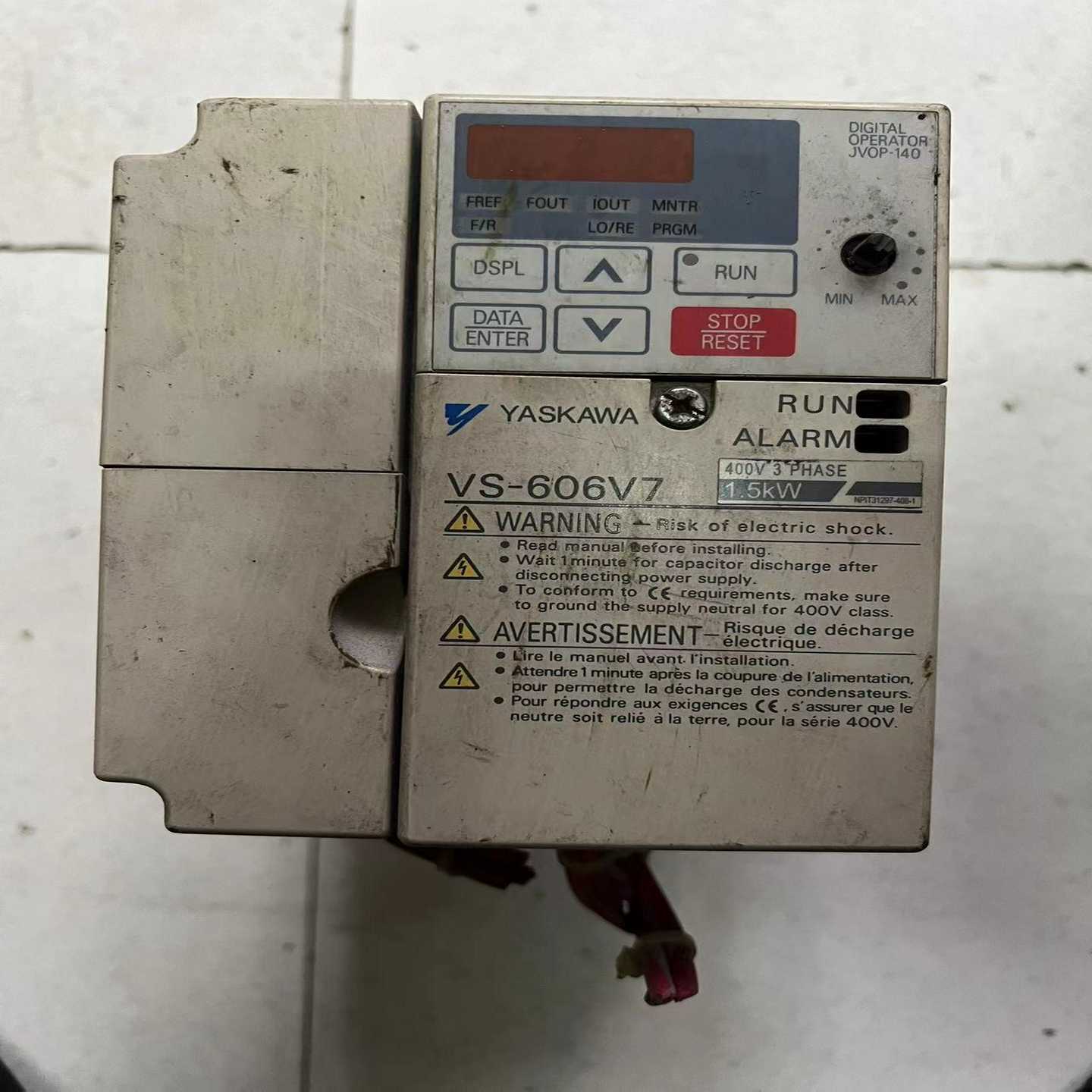 议价安川s变频器1.5kwCIMR-V7AT41P5功能完好现货/维修