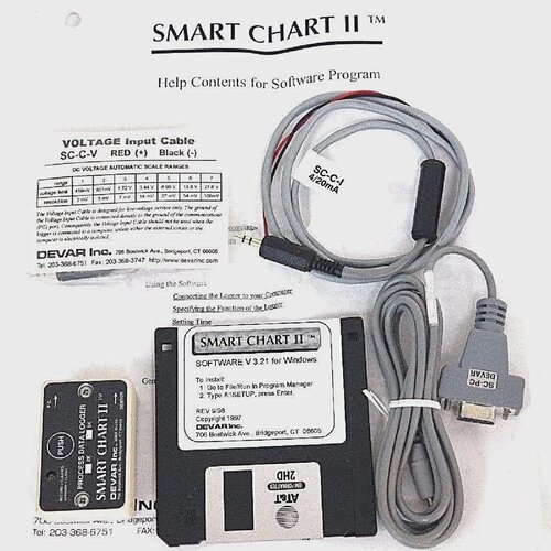 NIB DEVAR 90528K PROCESS DATA LOGGER SMART CHART II MODELSCI