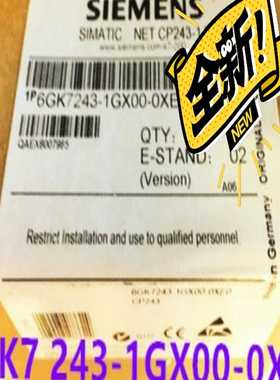 未开封6ES7243-1GX00-0XE0询价
