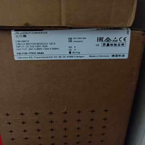 询价6SL3120-1TE31-3AA3未拆封