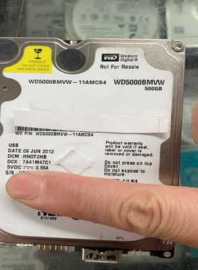 询价~WD5000BMVW--11AMCS4