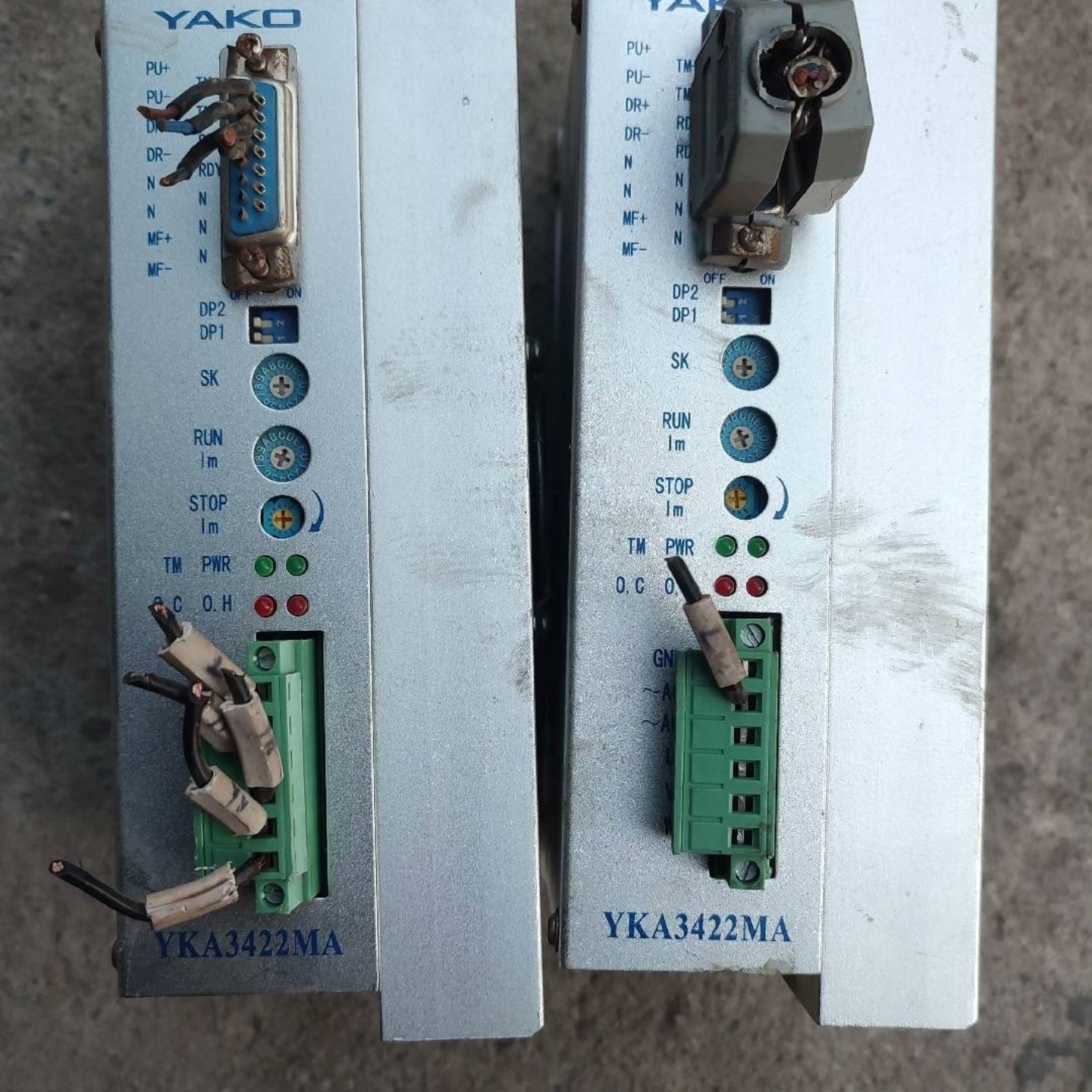 售前询价研控三相步进驱动器YKA3422MA实图拍议价及维修