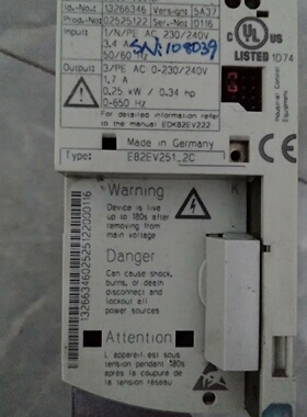 议价变频器E82EV2512C0.25KW二议价