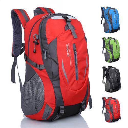 50L men travel hiking camp backpack women big capacity bag