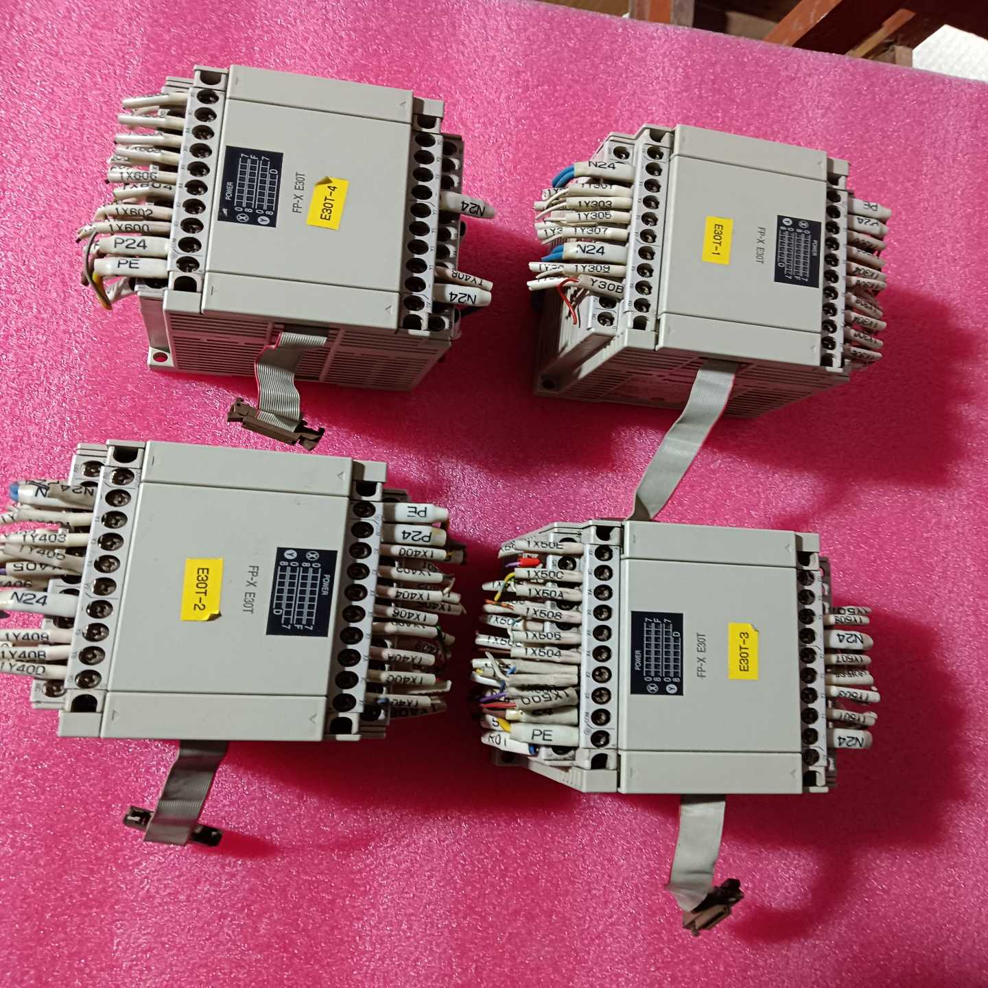 拆机松下PLC，模块AFPX-E30T，实物图，成色如图，功