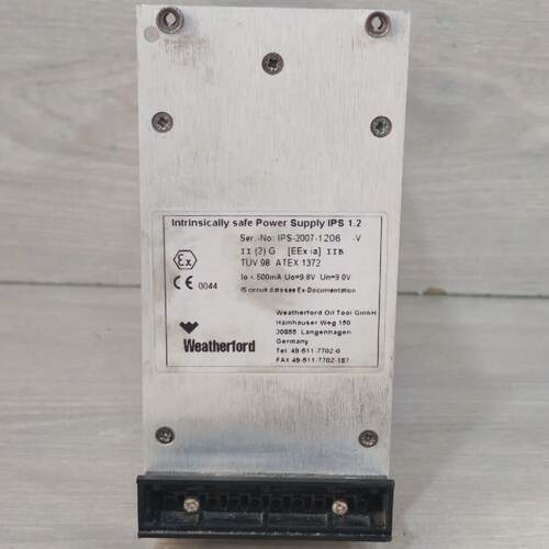 WEATHERFORD INTRINSICALLY SAFE POWER SUPPLY IPS 1.2  WO ANY
