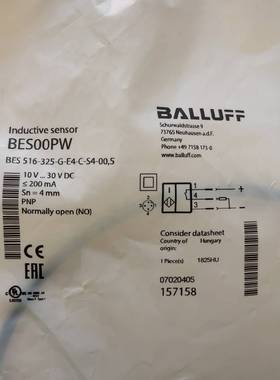 询价拍~BALLUFFBES00PW传感器BES516-325-
