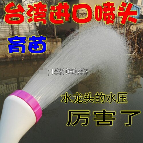 农用浇花浇菜洒水喷头/育苗菌菇莲蓬头/超细密孔/进口喷头带增压