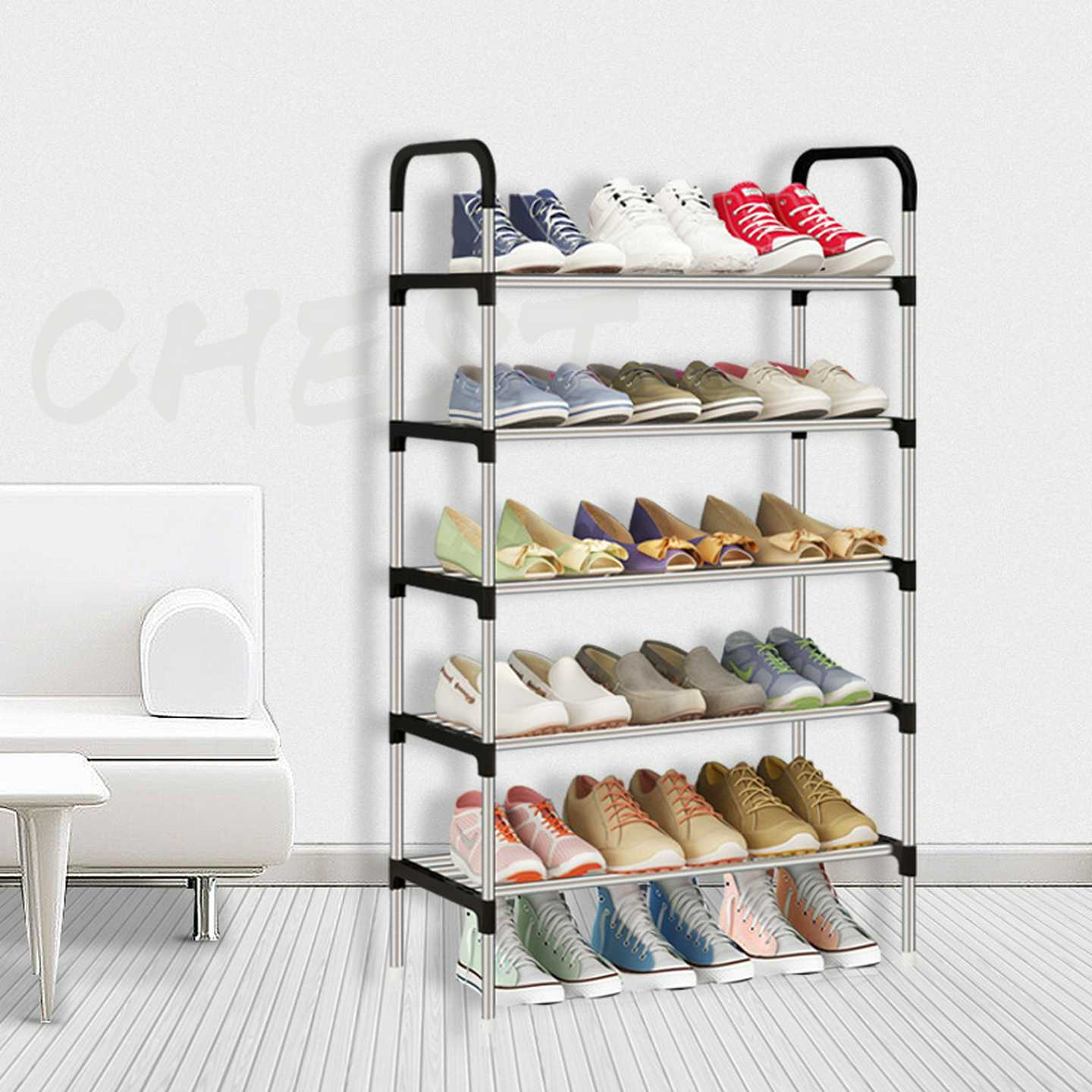 鞋架子门口简易窄小型宿舍家用室内防尘鞋柜收纳柜40cm多功能窄款