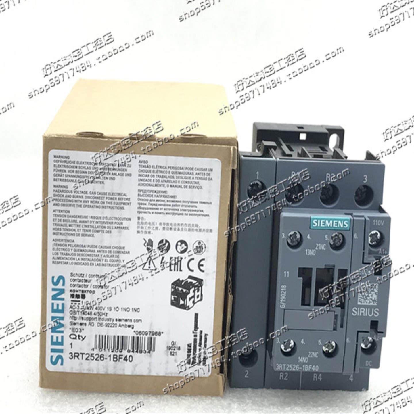 3RT2526-1BF403RT2526-1BM40进口德国西门子接触器现货正品全新