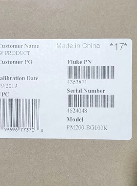 FLUKE 6270A PM200-BG100K 压力模块。询价