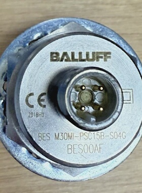 BALLUFF BES M30MIPSC15BS04G  BES00AE INDUCTIVE SENSOR *USED
