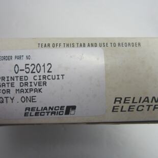 Nuovo Sigillato Reliance Electric 052012 Stampato Circuito G