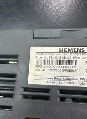 CU250S2PN控制器6SL32460BA22拍前询价下单