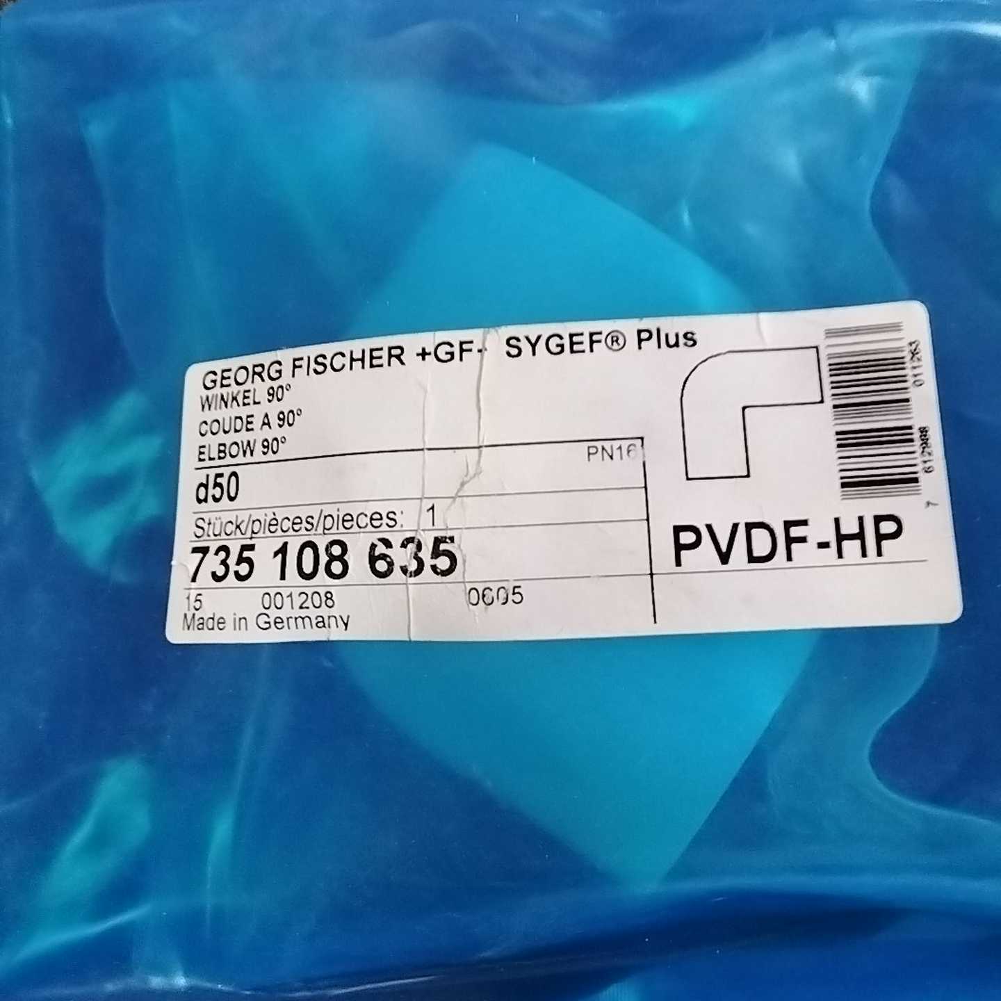 GF弯头 PVDF HP d50DN40 agr，议价