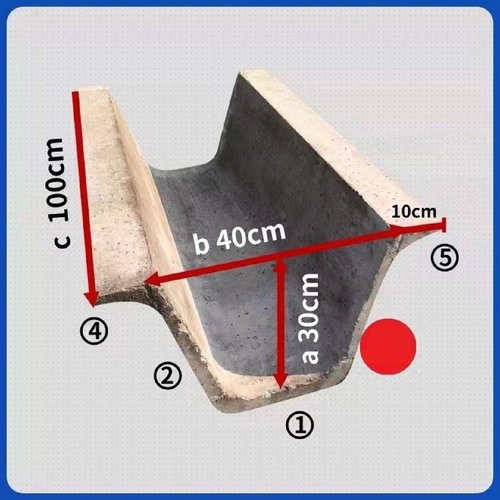 预制水泥排水沟U型槽预制混凝土排水沟渠农田明沟流水渠U型排水沟