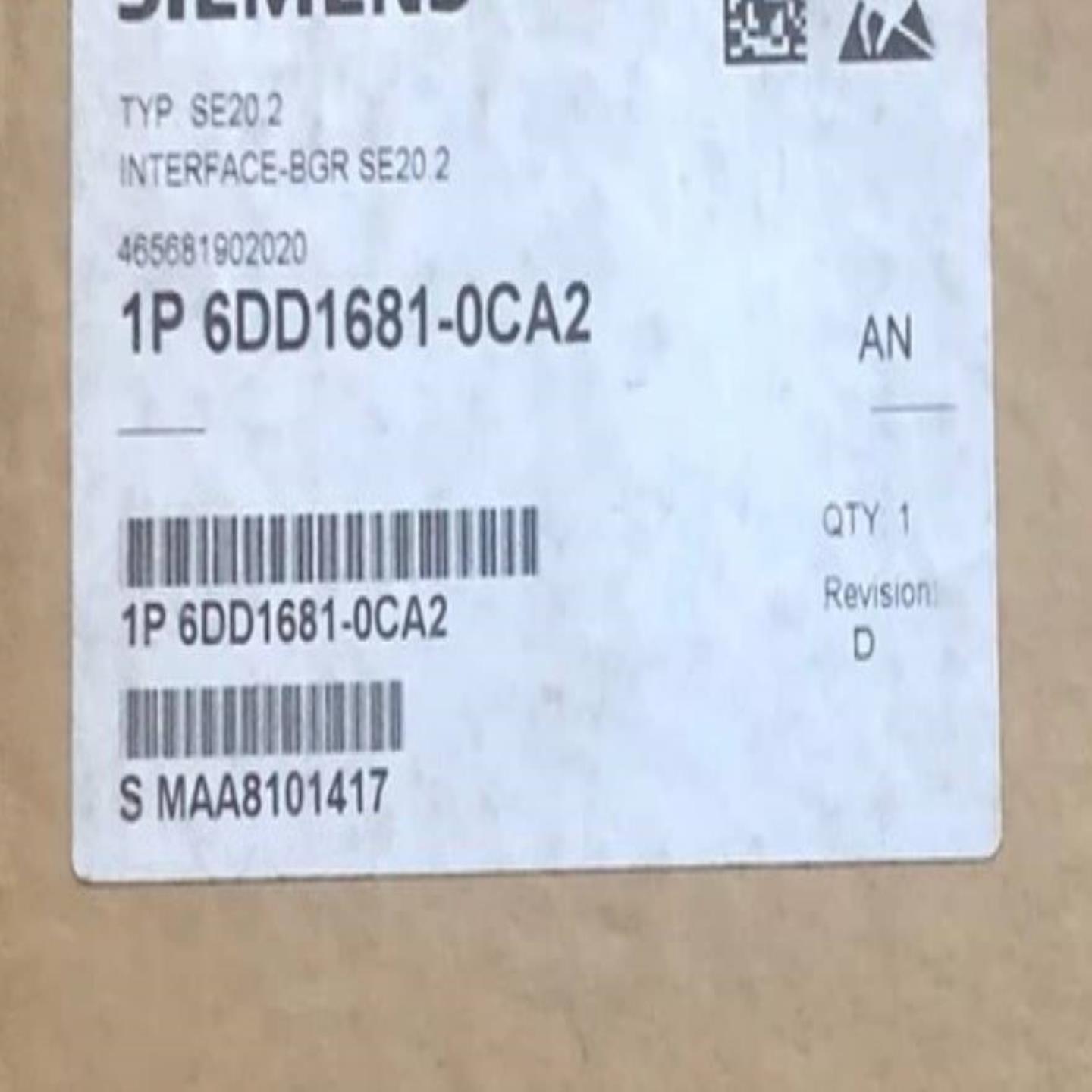 配件西门子6DD1681-0CA2 SIMADYN D数字量模块 SMAA8101417议价