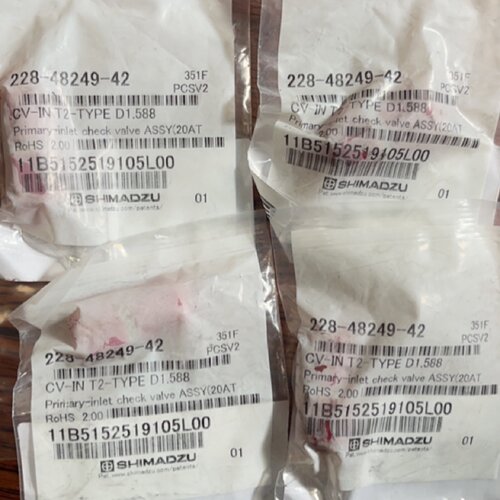 配件岛津入口单向阀2284824942用于LC20AT耐乙腈单向阀议价