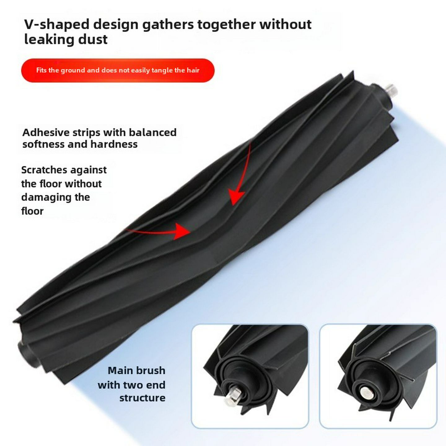 适用于Ecovacs滚筒刷X1SPro/T10Omni/T20扫地机器人配件
