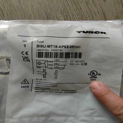 寻..图尔克接近开关BI8U-MT18-AP6X-H1141传感