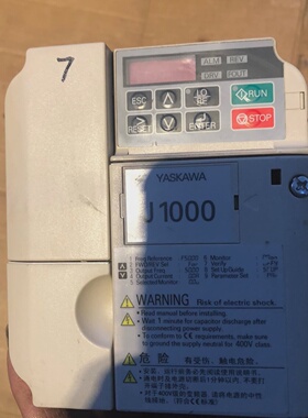 议价CIMRJB4A0002BAA安川变频器拆机通电