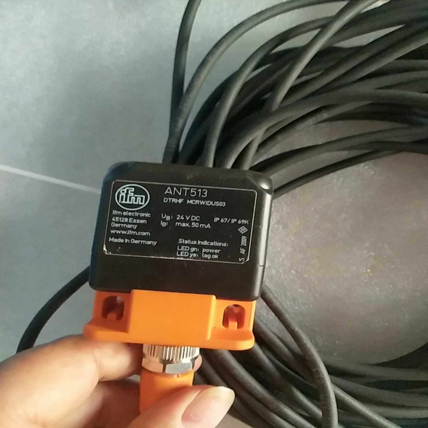 原装正品IFM易福门ANT513读取头，拆机功能正常，数量2--议价商品