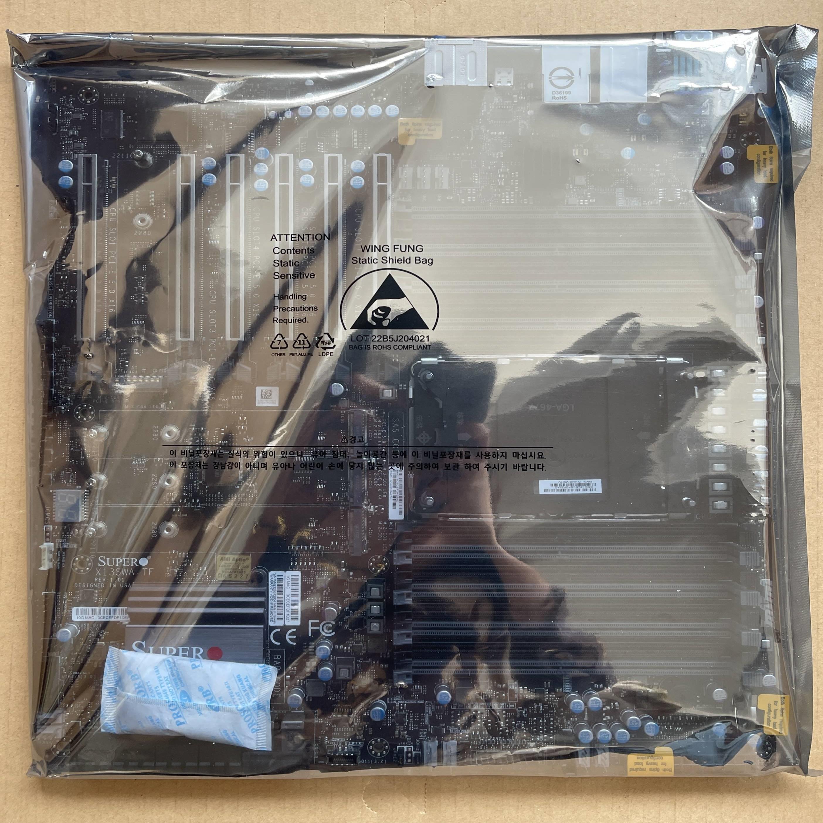 配件超微 X13SWA-TFX13SRA-TF 万兆 ipmi   PCIE50 DDR5 议价