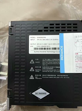 寻《汇川SV660NS1R6l200W伺服驱动器etherc