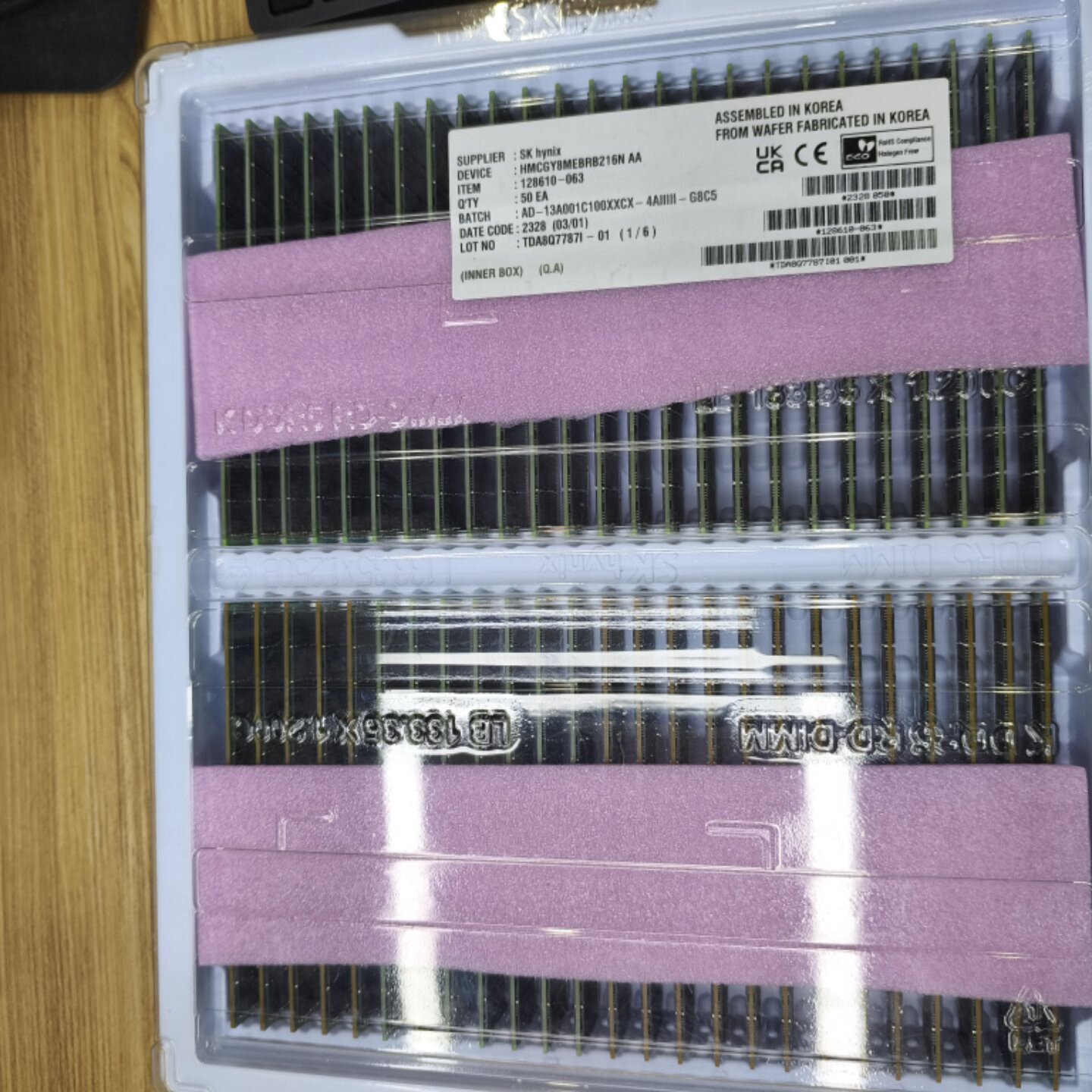 三星64G DDR5 5600 ECC REG内存-议价