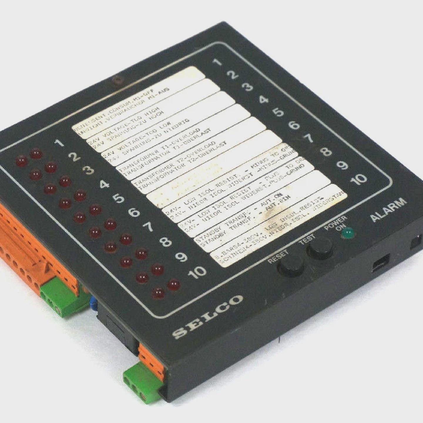 USED SELCO NWS M10002400B ALARM ANNUNCIATOR 130593 24V M1000 - 实物图
