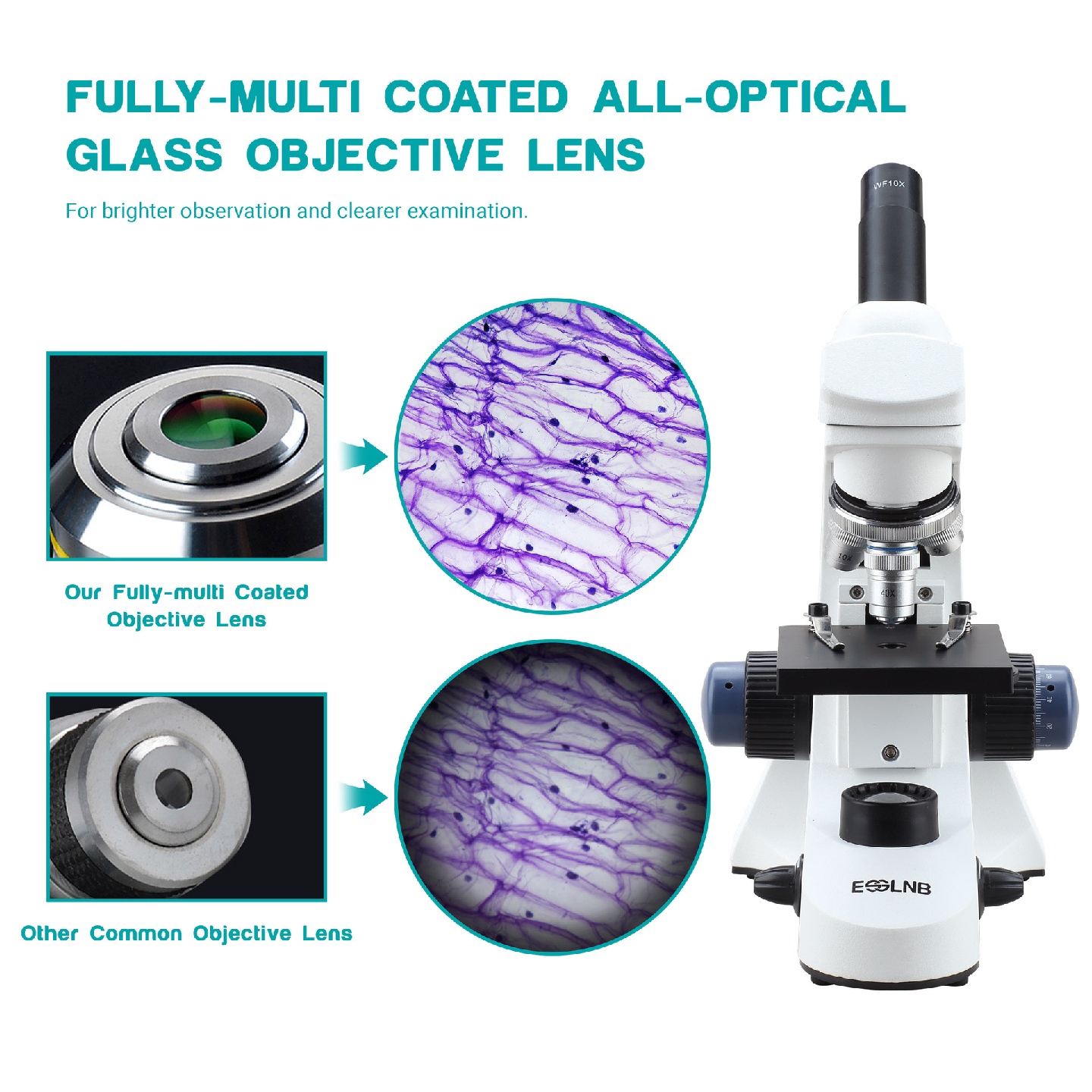 单目光学生物显微镜看精子螨虫初中生学生中学生专用1000倍家用