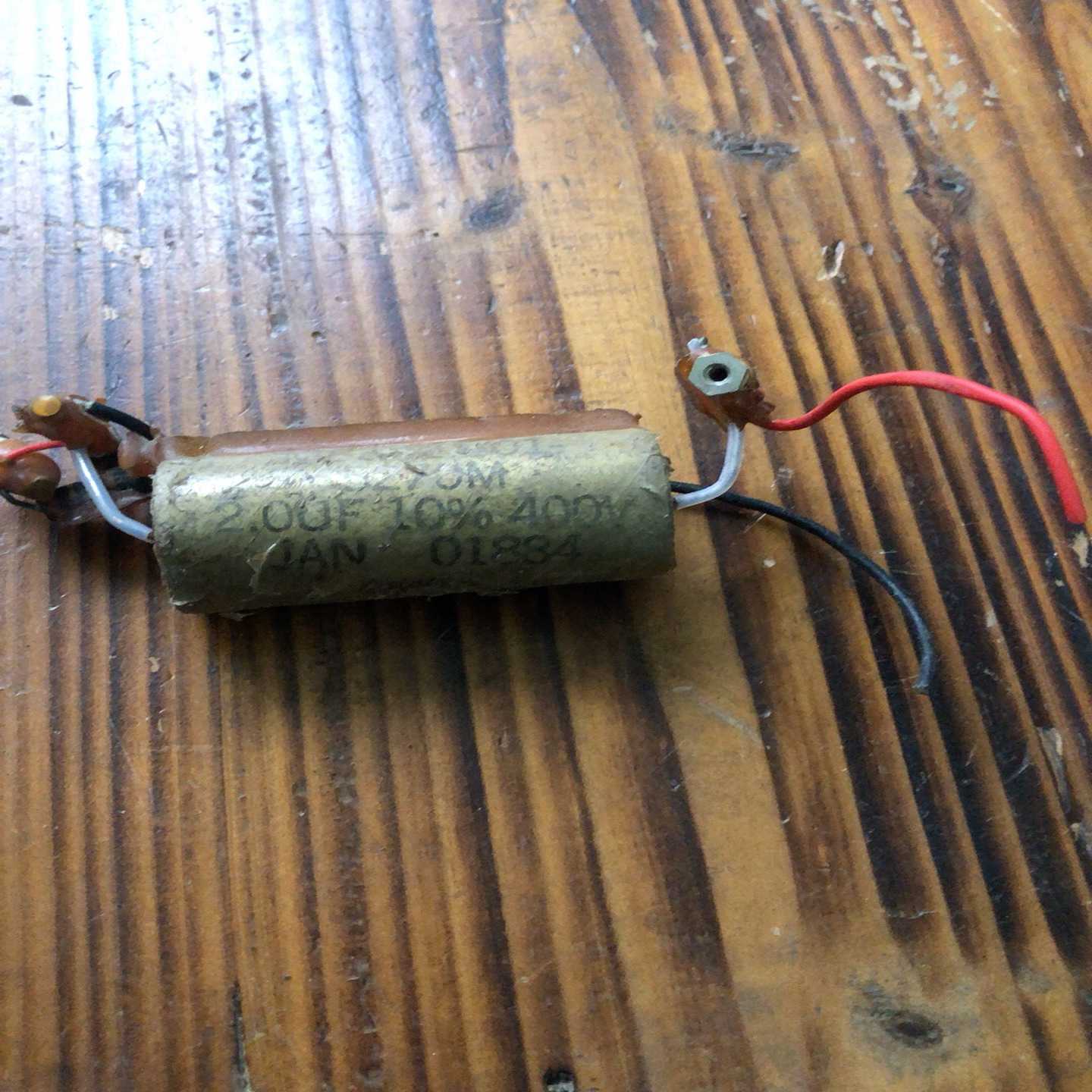 美国拆机油侵jan电容金属外壳，2.0uf400v成色看--议价商品