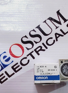 OMRONH3Y-4ELECTRONICTIMER30MINTIMINGVOLTAGE24VDCFREE