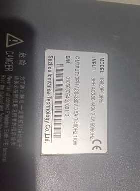 汇川驱动器lS620PT3R5l成色非常漂亮，包询价
