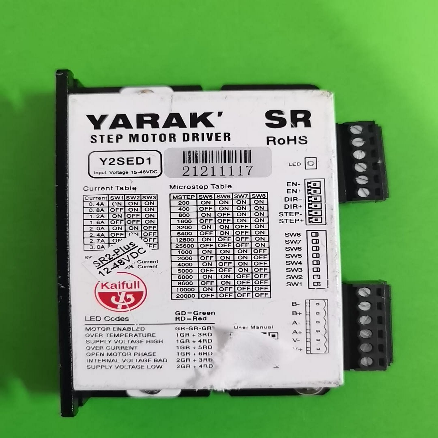 YARAK Y2SED1 凯福步进电机驱动，直流输入两相步进~询价