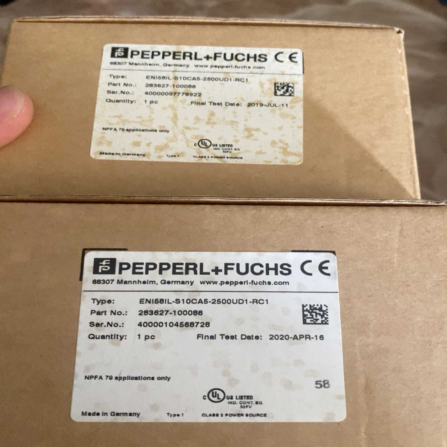 【议价】倍加福编码器EN158IL-S10CA5-2500UD1-R~也接维修