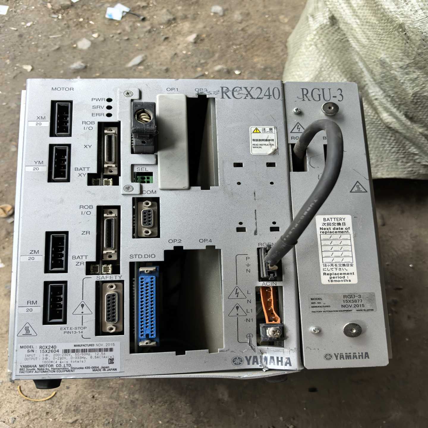 雅马哈机器人控制器RCX240RGU-3，2015年日本原-询价客服