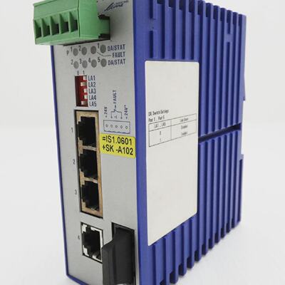 Hirschmann RS24TX1FX 24VDC 022A Rail Switch usedAttn