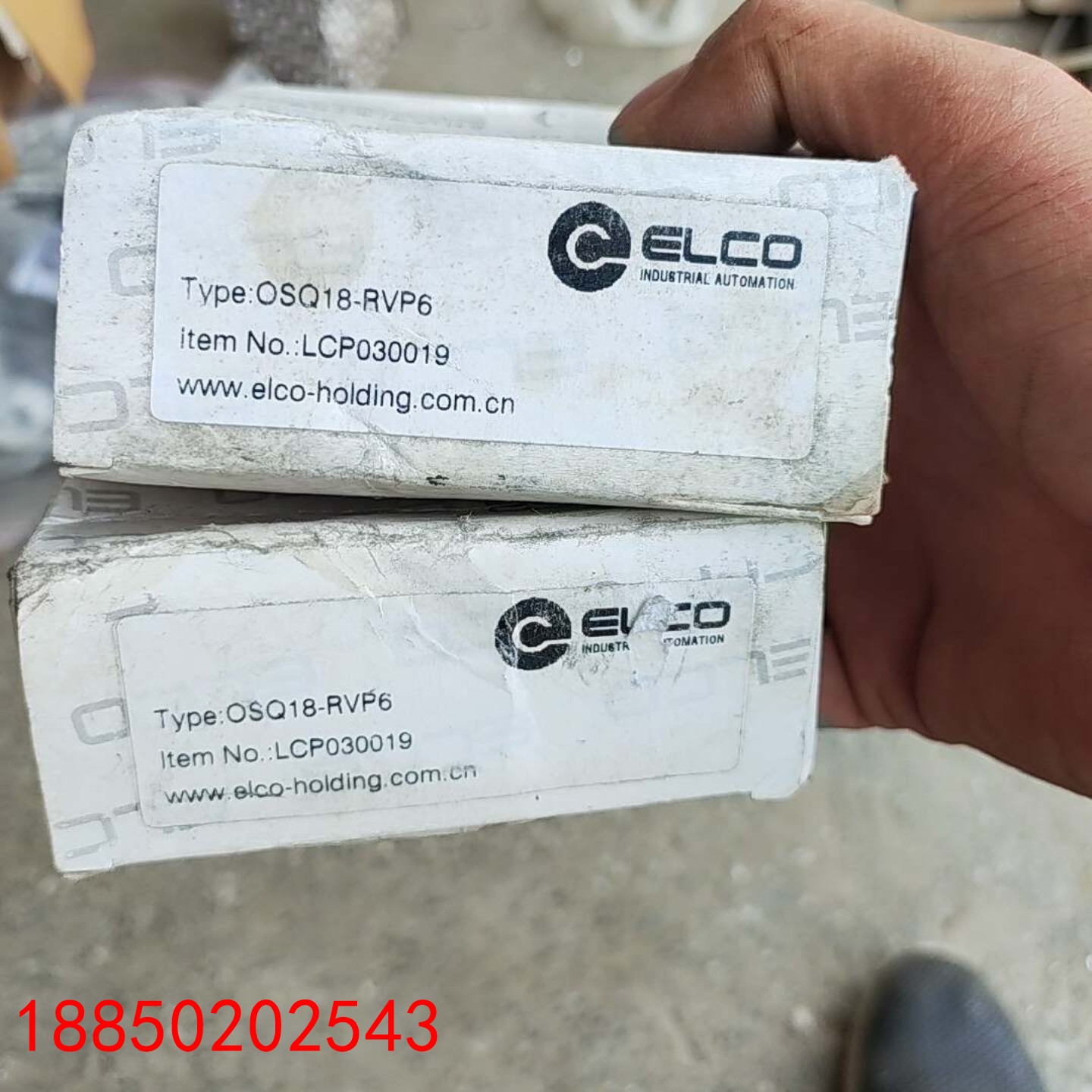 【请询价】ELCO宜科OSQ18-RVP6传感器光电开关编号LCP03