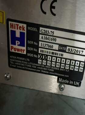 英国原装HiTekPower高压电源G203-75，201--议价商品