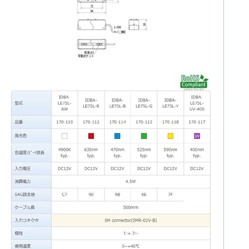 KKIMAC IDBA-LE75L-UV-400 机器视觉-议价