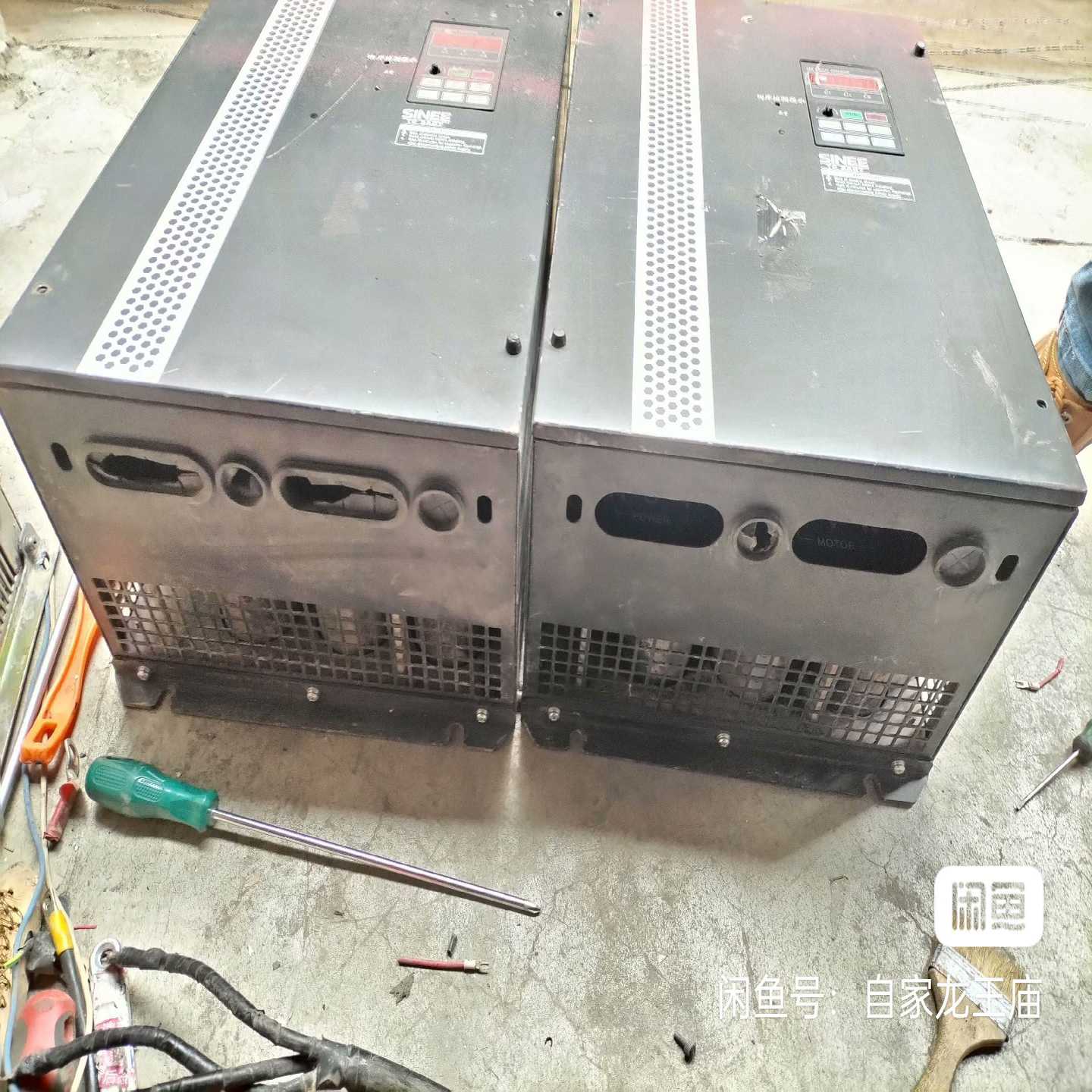 （洋洋设备）正弦tc3a07变频器37kw/45kw测试运行正常