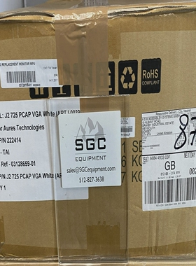 ASMInternationalJ2725PCAPVGA白色DEK触摸屏显示器PN:A