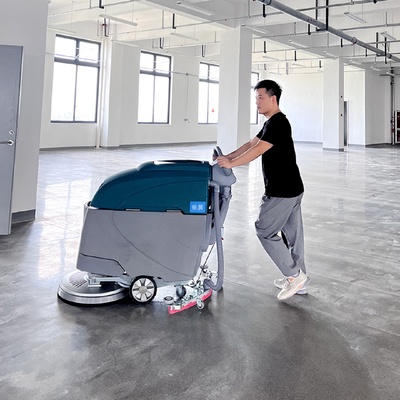 手推式工业洗地机商用吸拖一体工厂车间超市拖地机学校餐厅洗地车