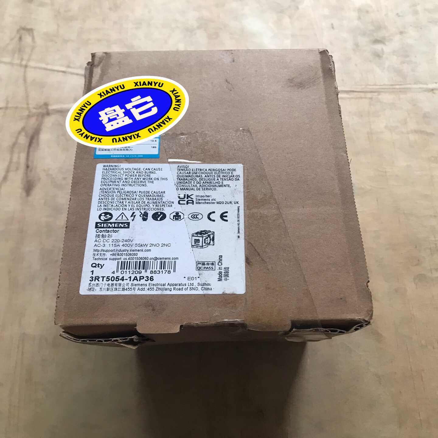 3RT5054-1AP36接触器AC220V询价