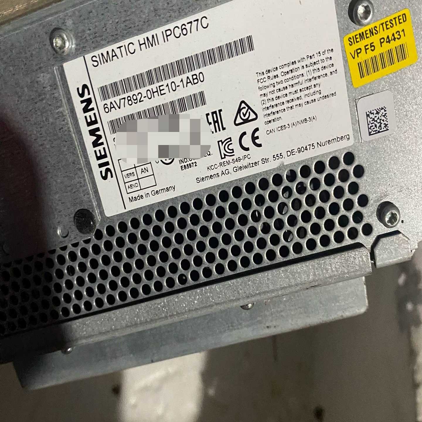 6AV7892-0HE10-1AB0成色新功能完好议价出--议价商品