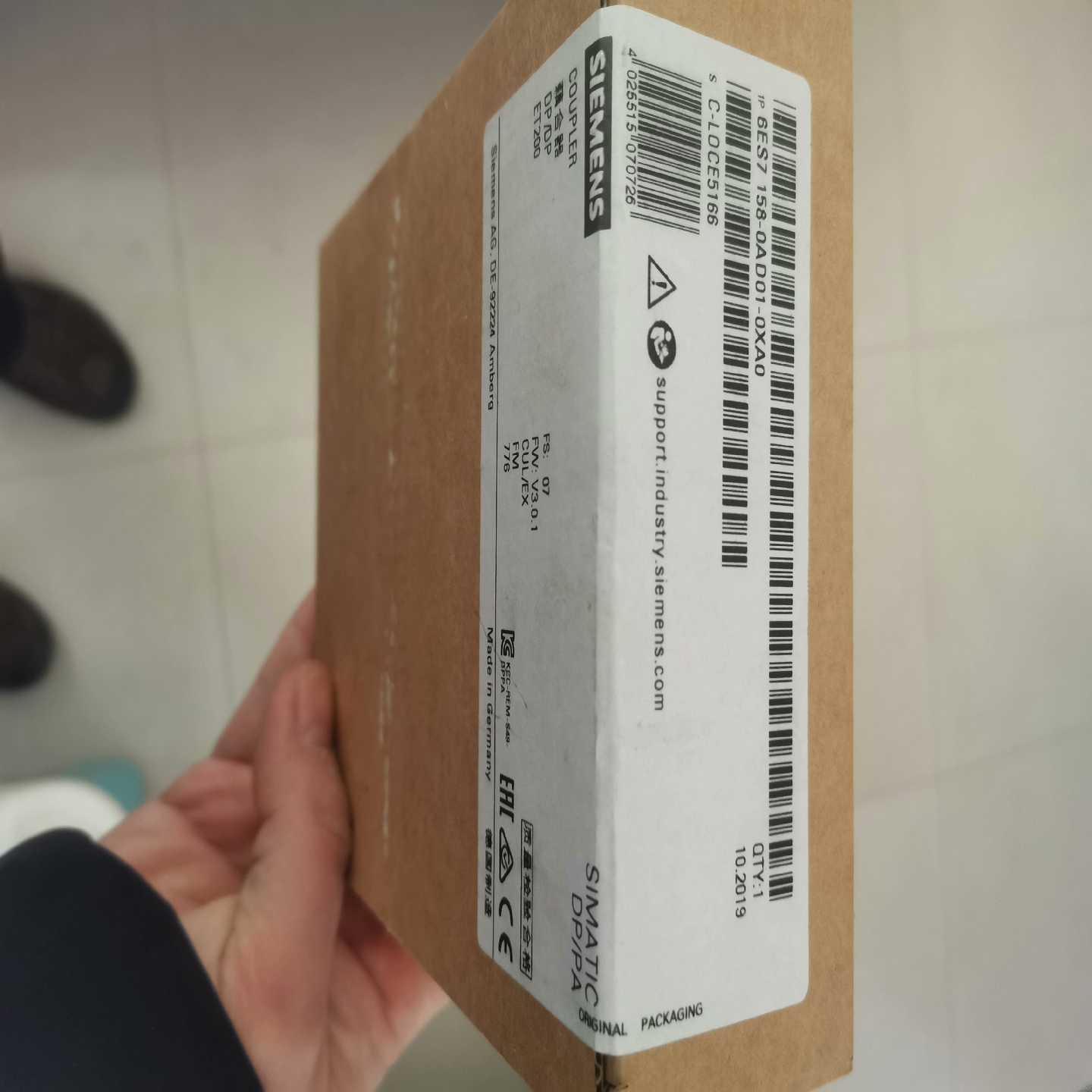 耦合器，未拆封6ES7158-0AD01-0询价