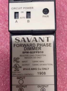赛万特SAVANT控制模块SPMQ2FPD10原装正品-议价