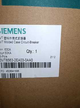 塑壳断路器3VT8563-2EA03-0AA0 3P~询价
