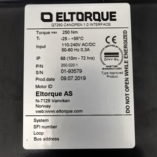 ELTORQUEQT250电动执行器接口模块全新原装 议价商品 正品